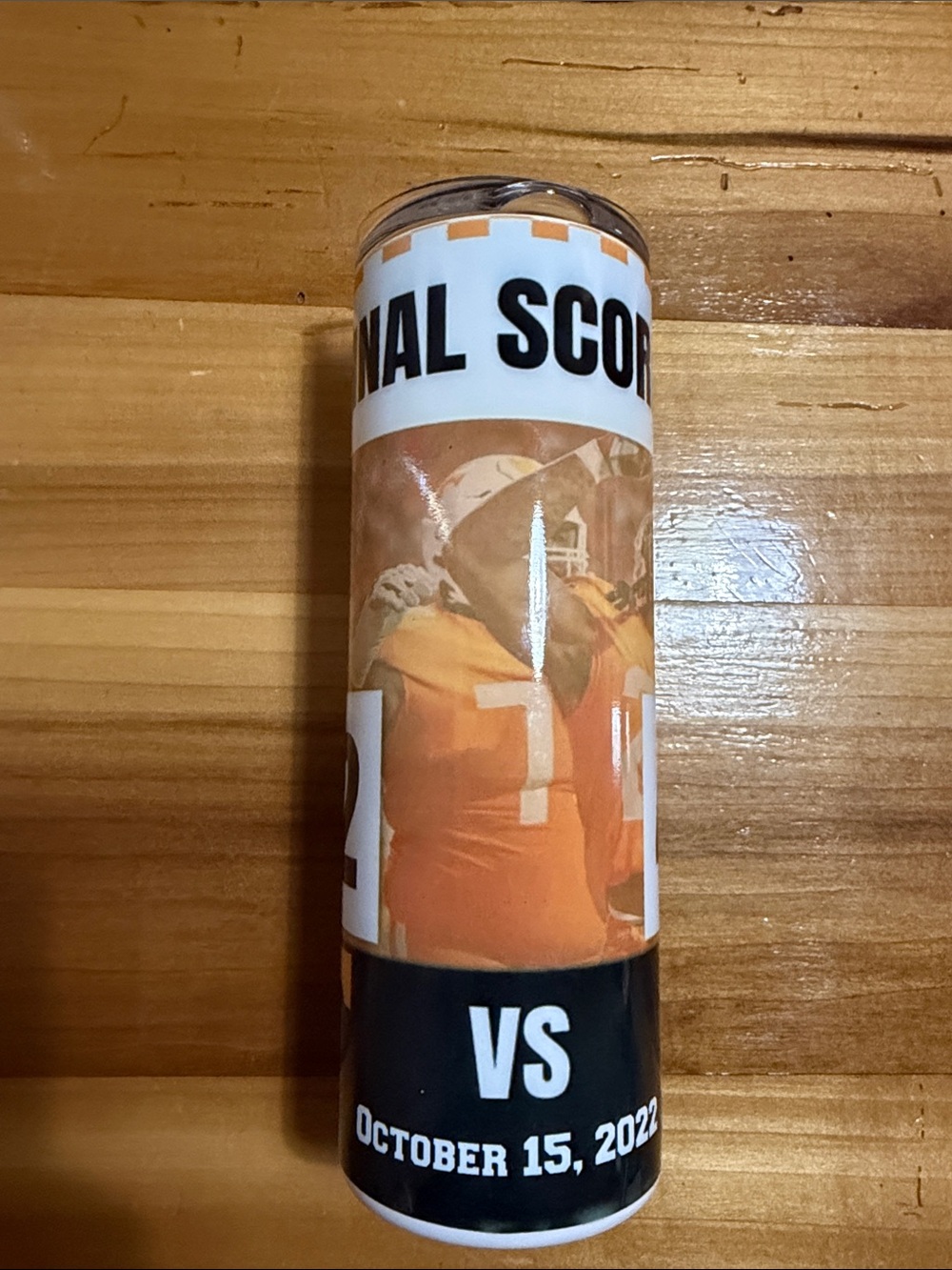 Custom Vols vs Alabama Team Sports Theme Game Piece Tube